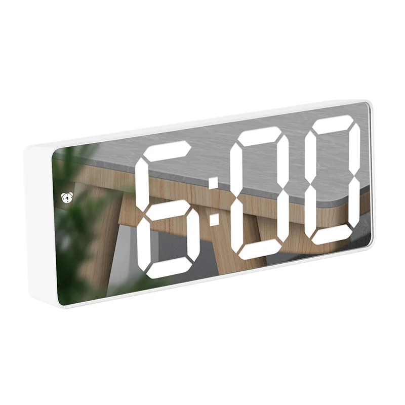 horloge numérique miroir